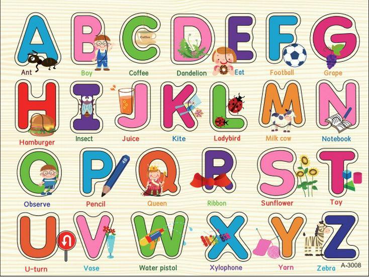 Double-Sided Wooden Pegboard Puzzle & Graffiti Drawing Board: Educational Toy for Learning Letters, Numbers, and More