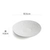 Stone Pattern Ceramic Dinner Plate Restaurant Dessert Plate Pasta Plate Salad Plates Molecular Cooking Specialty Tableware