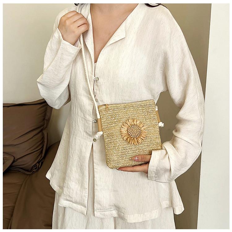 Fabric Mini Phone Bag With Zipper Closure For Daily Casual Use