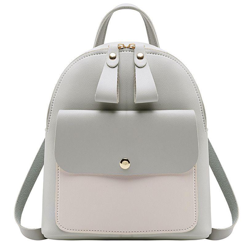 Sophisticated Mini Rucksack Handbag For Women And Girls In Soft Pu Leather