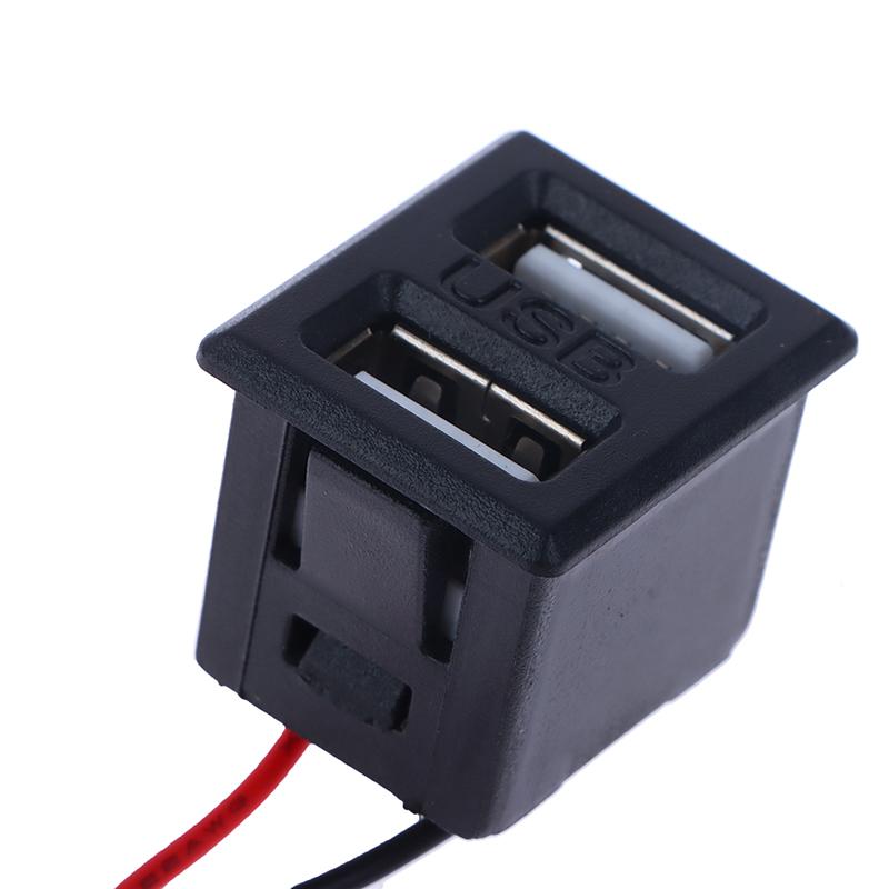 1 шт. двухслойная USB-розетка типа C, гнездо для зарядки лампы, розетка с кабельным разъемом
