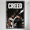 Металлическая жестяная табличка Creed Movie Винтажный плакат для боксерского зала Мужская берлога Домашний бар Кафе Декор Дизайн с состаренными рваными краями