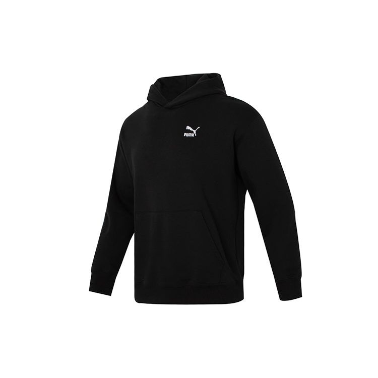 Puma Толстовка Classics Relaxed с длинными рукавами Мужские топы Черный 537686-01