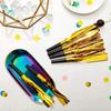 6Pcs Gold Silver Blowout Whistle Glitter Party Supplies New Years Party Blowers  Atmosphere Gifts