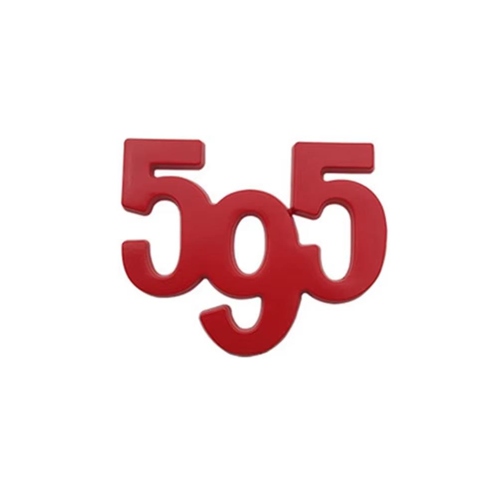 595 Digital Metal Label 595 Body Modification Personalized Car Label Car Sticker Accessories Stickers for Automobile Decoration
