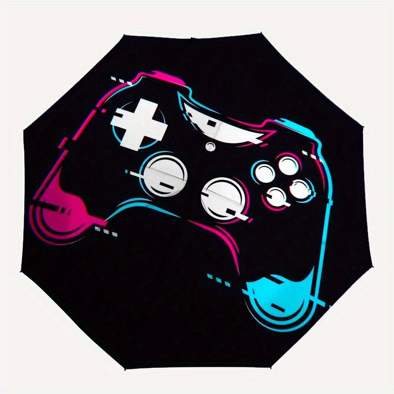 Gaming, Controller themed Eight rib Automatic Folding Umbrella Is Suitable for Both Men and Women, Making It A Perfect Christmas and Valenti