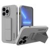 Силиконовый чехол Wozinsky iPhone 13 Pro Grey Kickstand