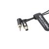 Кабели Тонкий аудиокабель TA3F (розетка) на Запирающийся Прямой угол Sennheiser EK 2000 Sony UWP Sound Devices 633 688 Сбалансированный выход Alvin's Mini-XLR 3-pin -