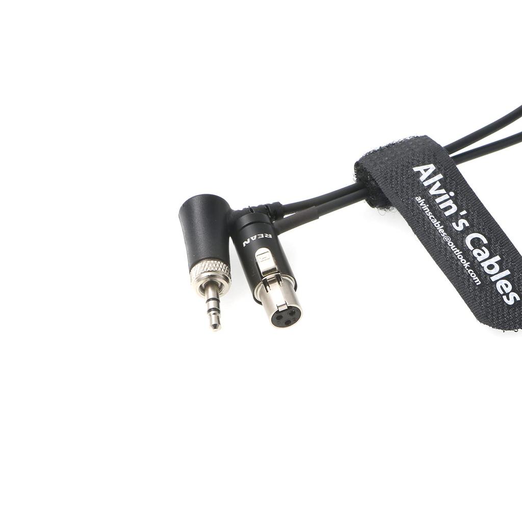 Кабели Тонкий аудиокабель TA3F (розетка) на Запирающийся Прямой угол Sennheiser EK 2000 Sony UWP Sound Devices 633 688 Сбалансированный выход Alvin's Mini-XLR 3-pin -