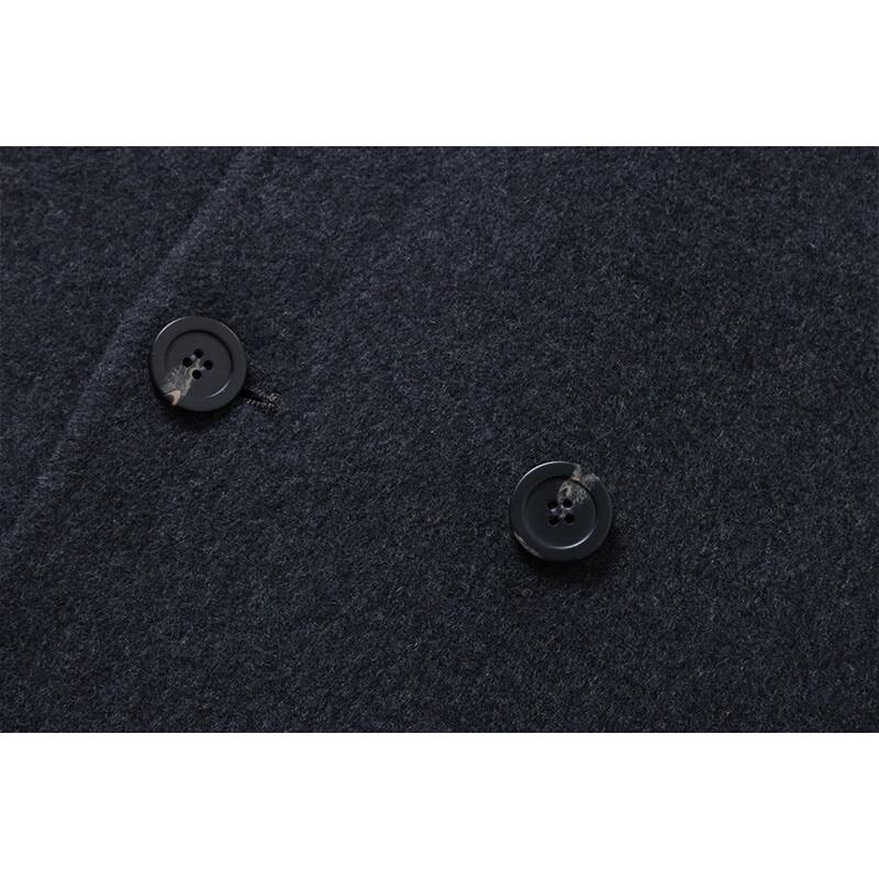 Мужское пальто G·TENNA TY28237 длинное, с воротником, из смесовой кашемировой ткани