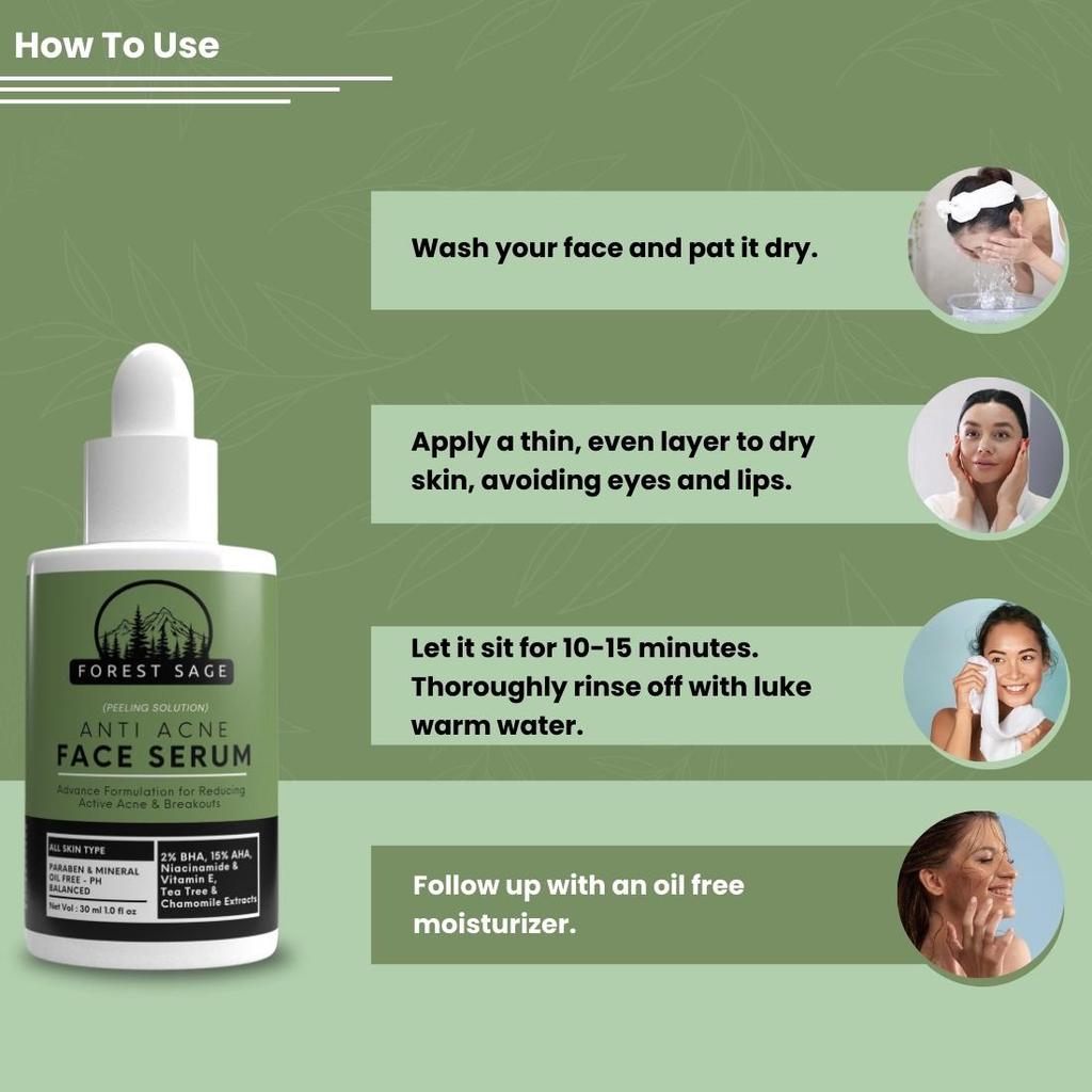 Сыворотка для лица Forest Sage против акне