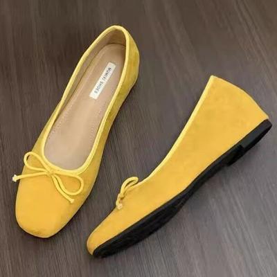 Весенние балетки Женские лоферы Туфли Неглубокие с бантом Повседневные сандалии Платье Лолиты Женская обувь Тренд 2025 Прогулочная женская обувь Zapatos