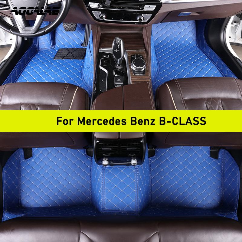 Автомобильные коврики для пола для Mercedes Benz B-CLASS W245 W246 W247 2005- B160-B250 Автомобильные ковры Аксессуары для ног Coche