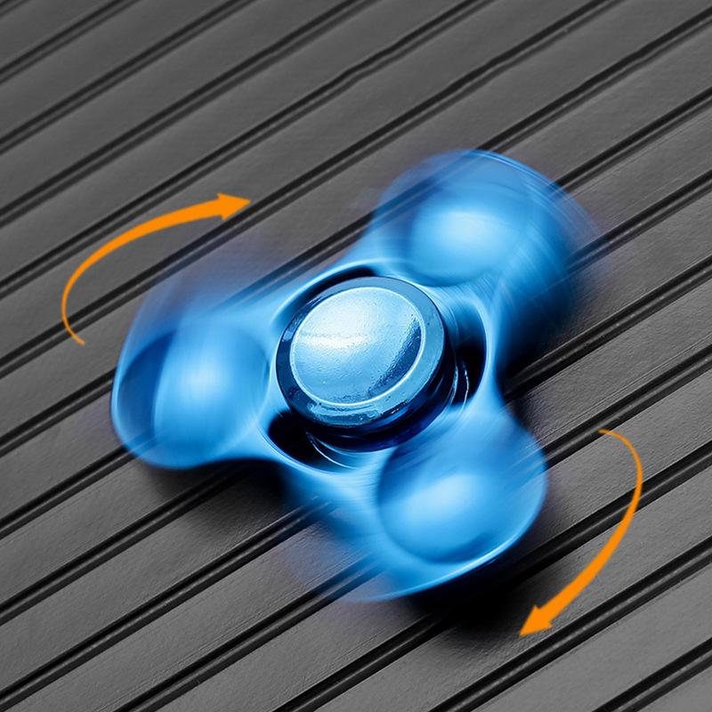 Игрушки-спиннеры Fidget Rainbow Металлические НЛО Маленькие ручные спиннеры Подарок для детей и взрослых Волчок Фокус Настольный Кончик пальца