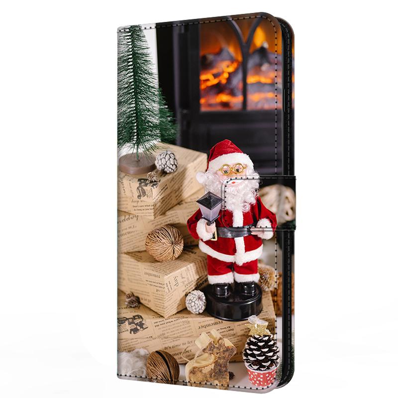 Wallet For Oneplus Ace 6 Flip Stand Book Phone Cover Magnetic Leather Case Cartoon Anime Merry Christmas Capa Oneplus Ace6 5G