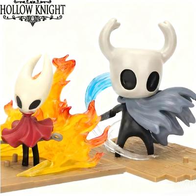 10 см Игровая Фигурка Анимация Hollow Knight Hollow Knight ПОЛИВИНИЛХЛОРИД Фигурка на шарнирах Миниатюра, достойная коллекционера Рождественские Подарки День Благодарения