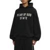 Fear of God Базовое Худи с Логотипом и Буквами Модное Универсальное Мужское Черное ESSSW256210MP
