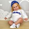 60CM Maddie Reborn Toddler Popular Girl Doll with hand-Root Hair Soft Cloth Body Doll For Kids Birthday Gifts