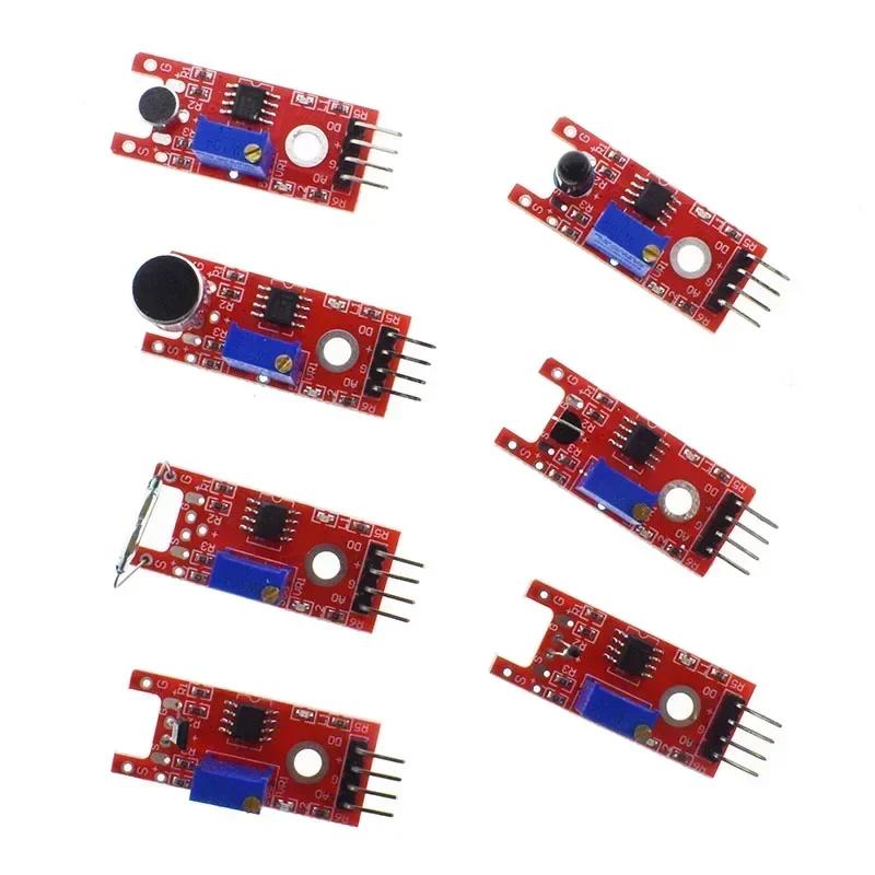 45 в 1 Модули датчиков 16 видов Стартовый набор для Arduino Raspberry Pi, лучше, чем 37 в 1 с коробкой DIY UNO R3 MEGA2560