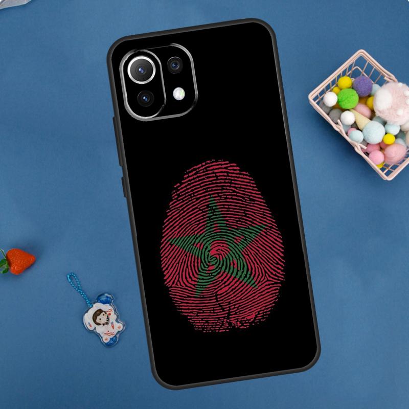 Morocco Map Flag Case For Xiaomi 13 14 15 Ultra 11T 12T 13T 14T Pro POCO X7 Pro X3 X5 X6 M6 F5 F6 Pro Cover