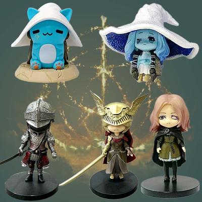 В наличии Figuarts Mini q-версия Алден Фахуан Малиния Волк Битва Призрак Полуволк Пламя Мелина 10см Фигурка Игрушка Коллекция