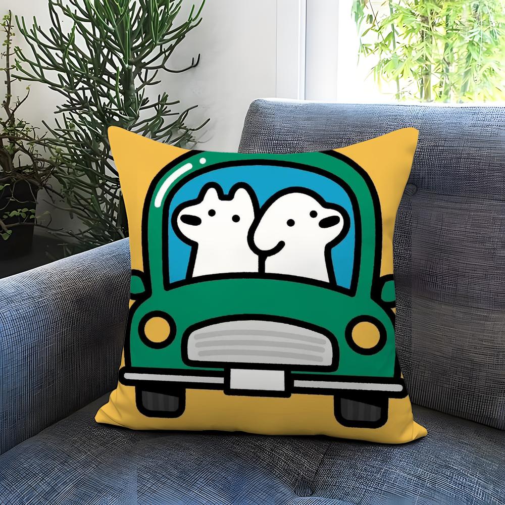 Trendy MMatsuiable Cushion Cover Comfortable Reversible Pillow Cover Ideal for Car Sofa Bedroom Beyond