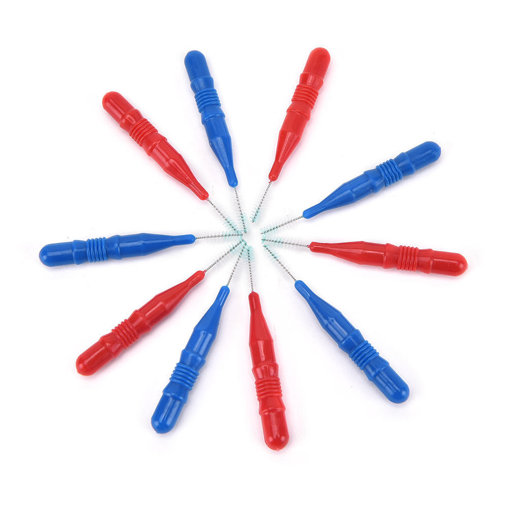 50X чистая зубная нить, гигиеническая стоматологическая пластиковая межзубная щетка, зубочистка