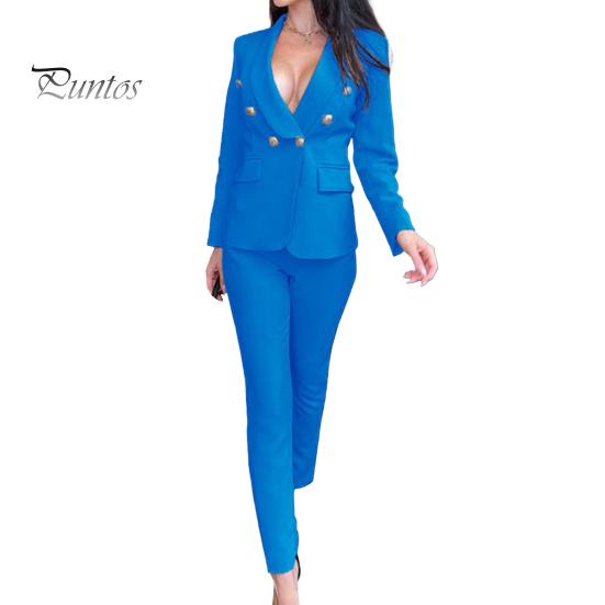 Женский комплект из 2 предметов: пальто и брюки, однотонный кардиган с длинными рукавами и лацканами, куртка средней длины с брюками и высокой талией, деловой деловой наряд для поездок на работу