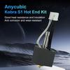 Для Anycubic Kobra S1 Комплект хотенда Латунная Закаленная стальная форсунка 0,4 0,8 1,0 мм Быстросменная форсунка Для Anycubic Kobra S1 Combo/Ace Pro