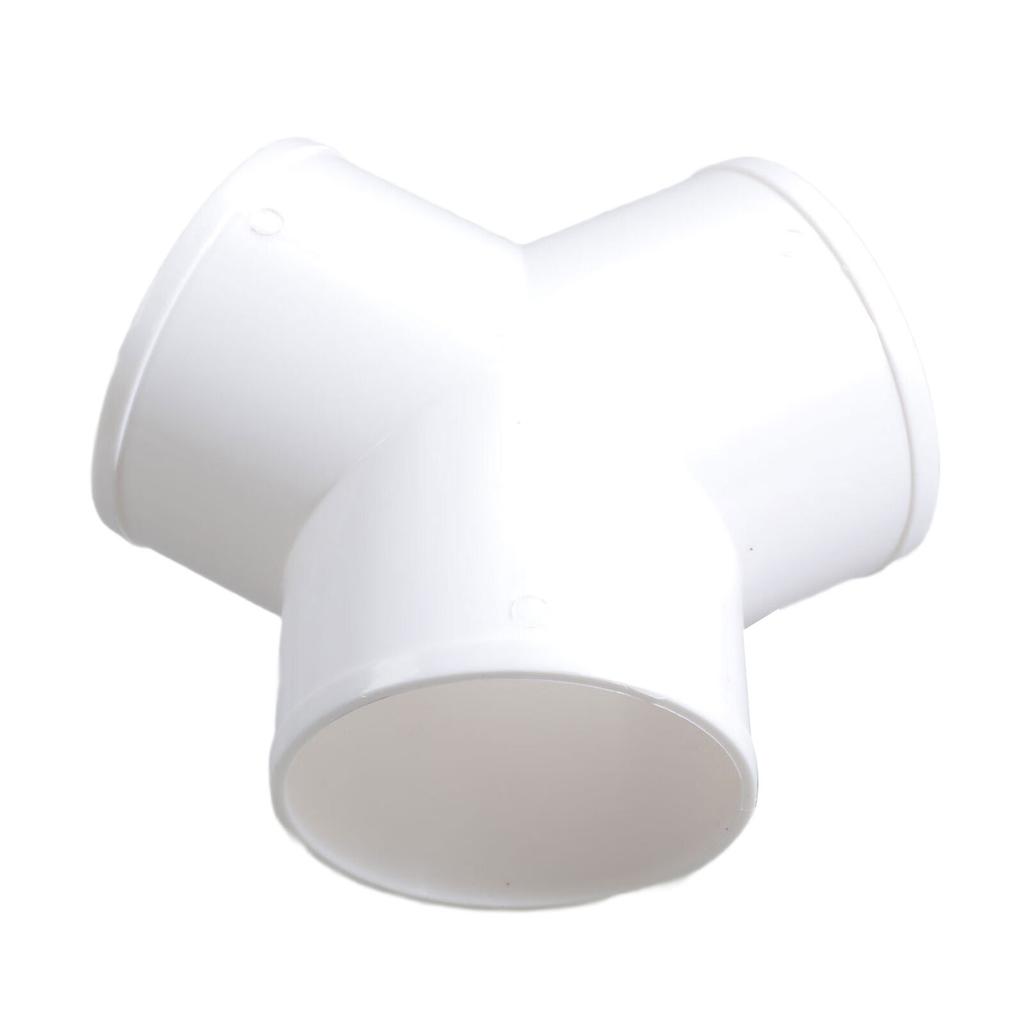 Y-образный воздуховодный соединитель Быстроразъемное соединение для вентиляционной трубы Муфта 3-ходовой разветвитель ПВХ Выхлопная труба Переносные фитинги