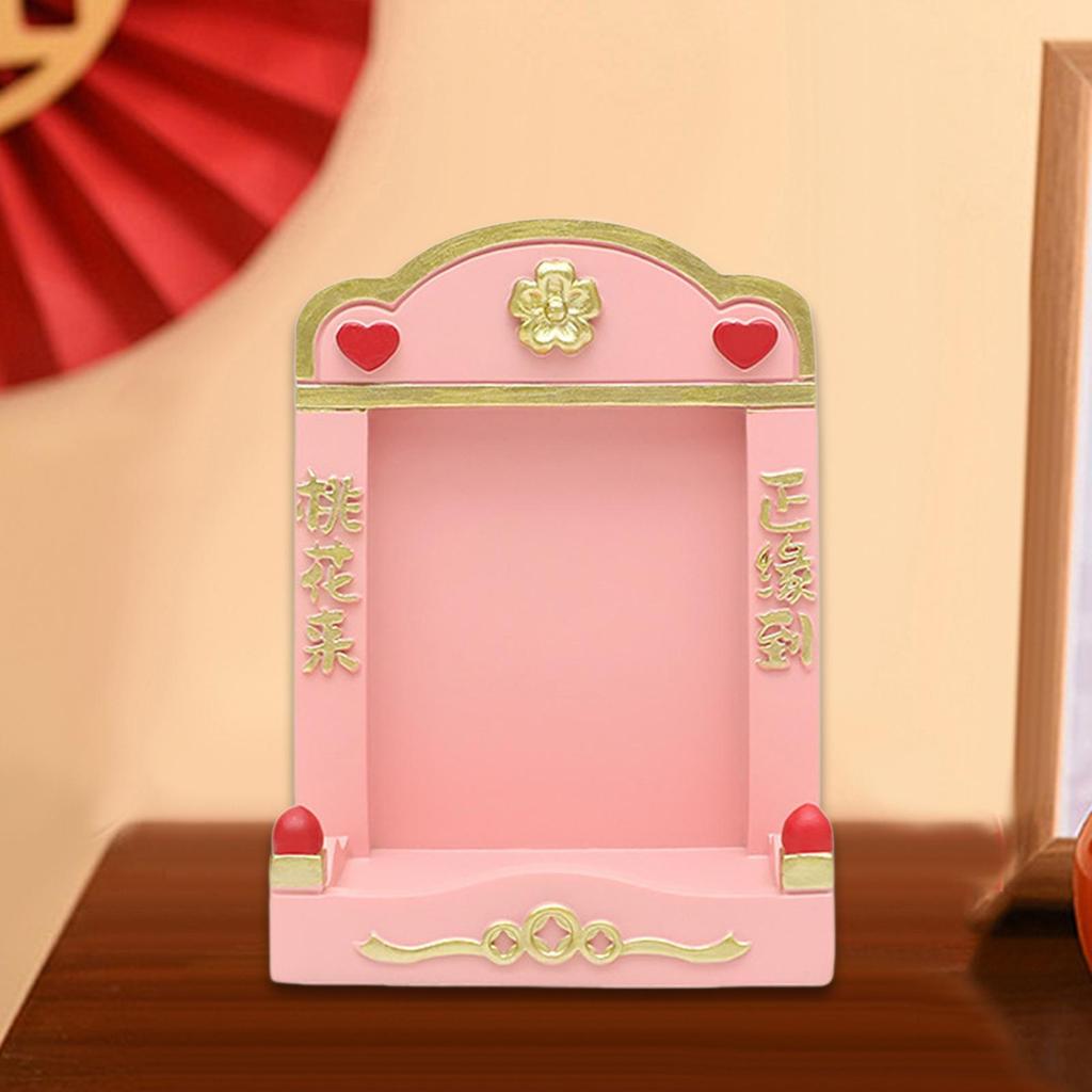 Мини-буддийская ниша, витрина, новогодний подарок, маленький буддийский алтарь, мини-святилище, настольное украшение для стола, дома, гостиной