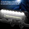 LED Bike Light with Horn USB Rechargeable Bicycle Front Light Waterproof with 6 Light Modes Support