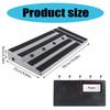 Guitar Pedal Panel with Sticking Tape Guitar Pedal Accessories Sturdy Guitar Pedalboard Case Guitar Effects Pedal Board