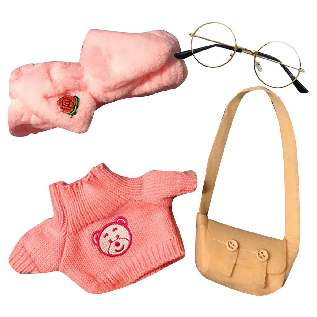 Аксессуары для кукол 30 см, плюшевая кукольная одежда, кукольная одежда, съемная одежда для плюшевых игрушек