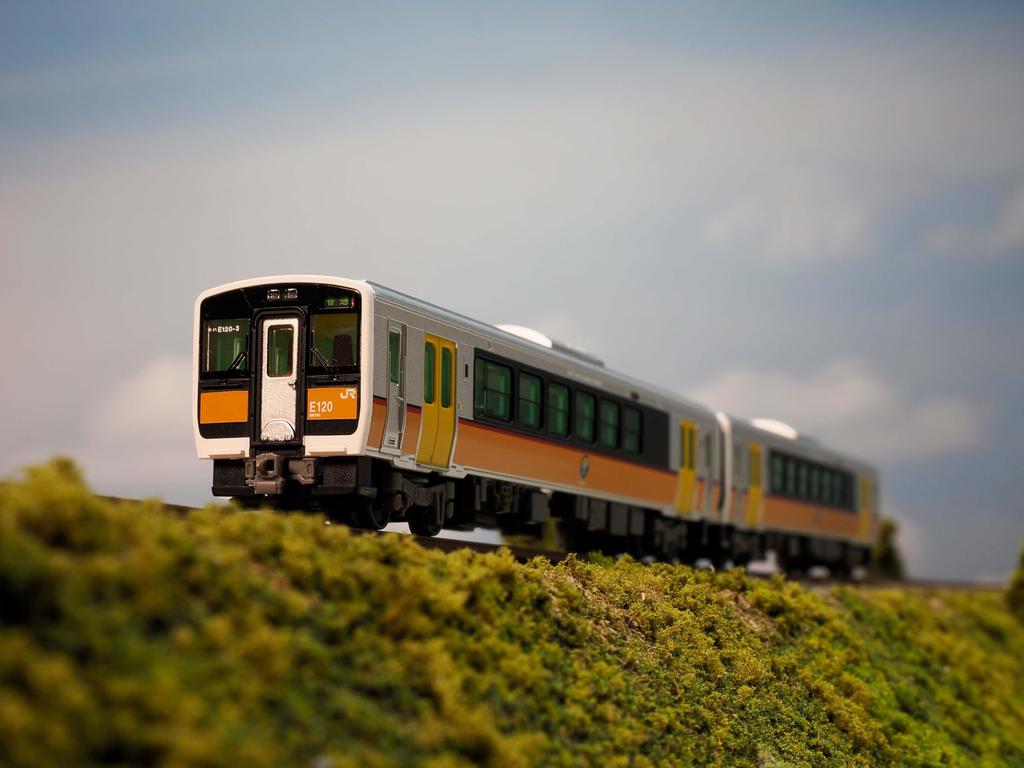 TOMYTEC Railway Collection JR Kiha E120 Series Ban'etsu West Line 2-Car Set Diorama Supplies 336365