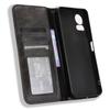 For TCL 50 LE Wallet Phone Case Anti-Scratch Retro Stand Leather Flip Cover