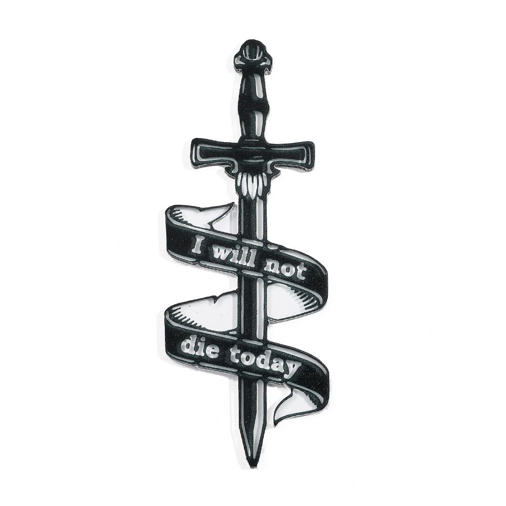 Прозрачные аниме-книжные бирки, принадлежности для чтения в стиле готический панк, коллекция «Черный дракон»