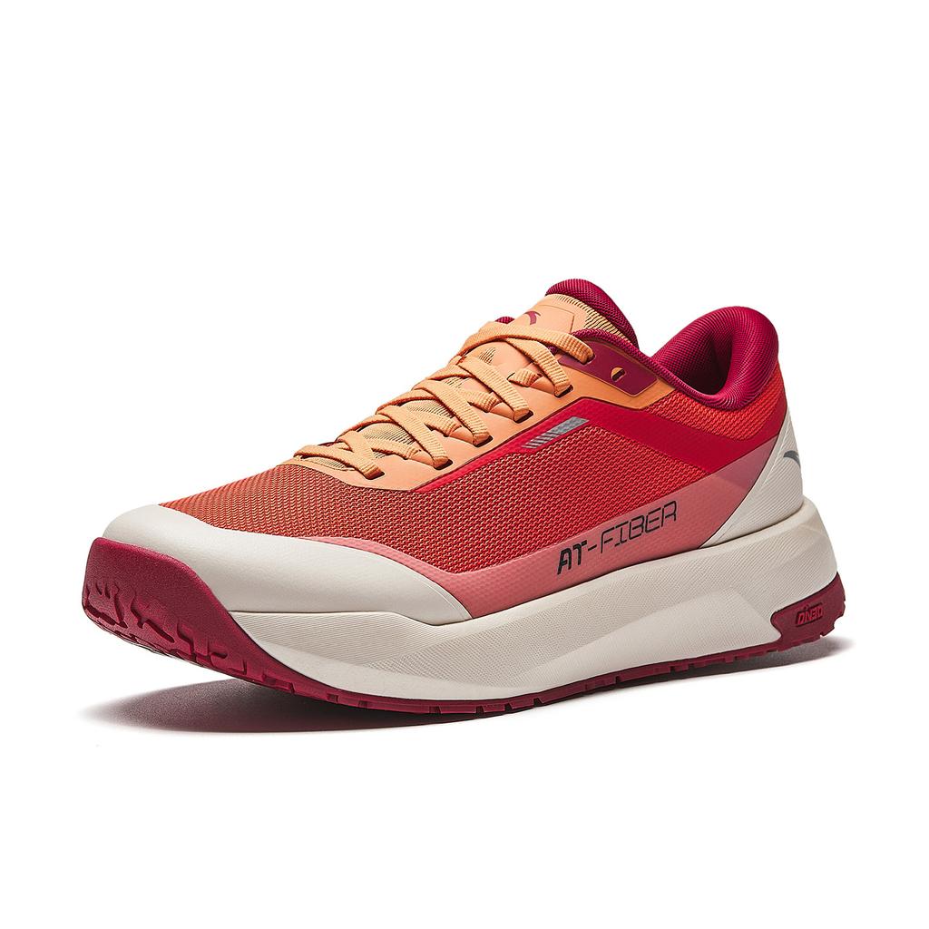 Anta Ветер и дождь Резиновая подошва Износостойкие Легкие Низкие Повседневные Городские Кроссовки для бега Мужские кроссовки Серо-оранжевые 912615556-4