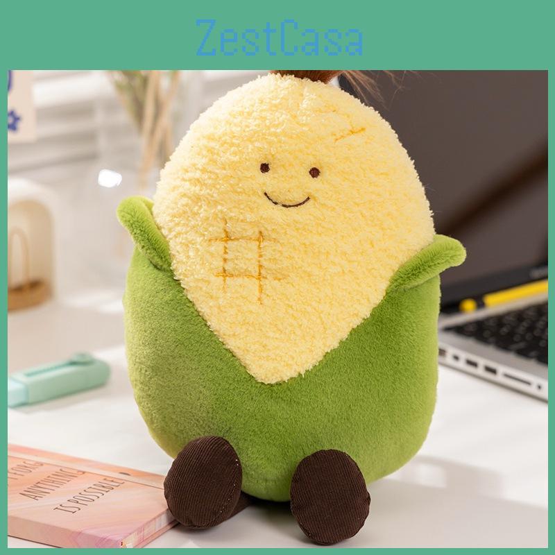 Adorable Plush Campfire With Realistic Flame And Tasty Sweet Potato And Corn Design For Cozy Winter Decor