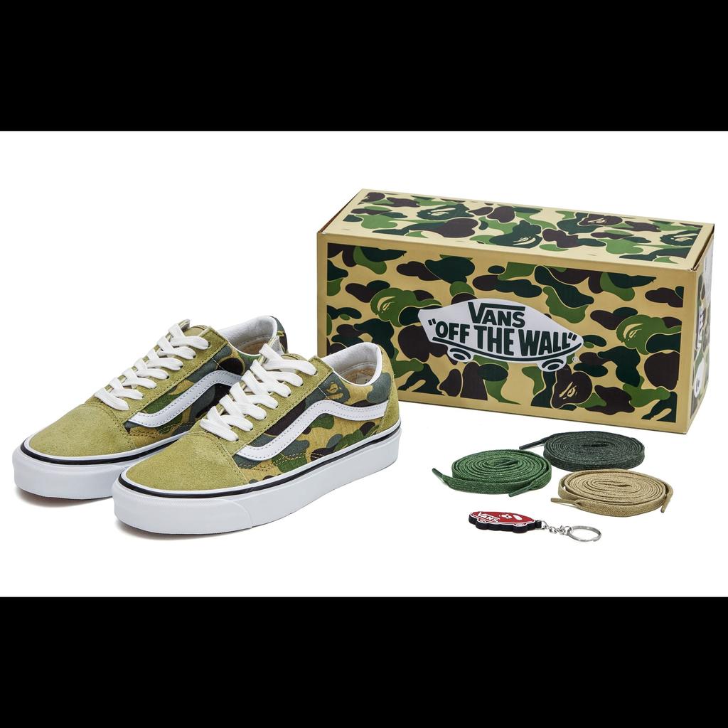 Old Skool Bape x Old Skool Vans 36 Dx 'Зеленый камуфляж' VN0A54F37BE