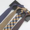 Men'S Formal Tie Business Host To Work Banquet Striped Polyester Hand-Made Accessories 8Cm Tie