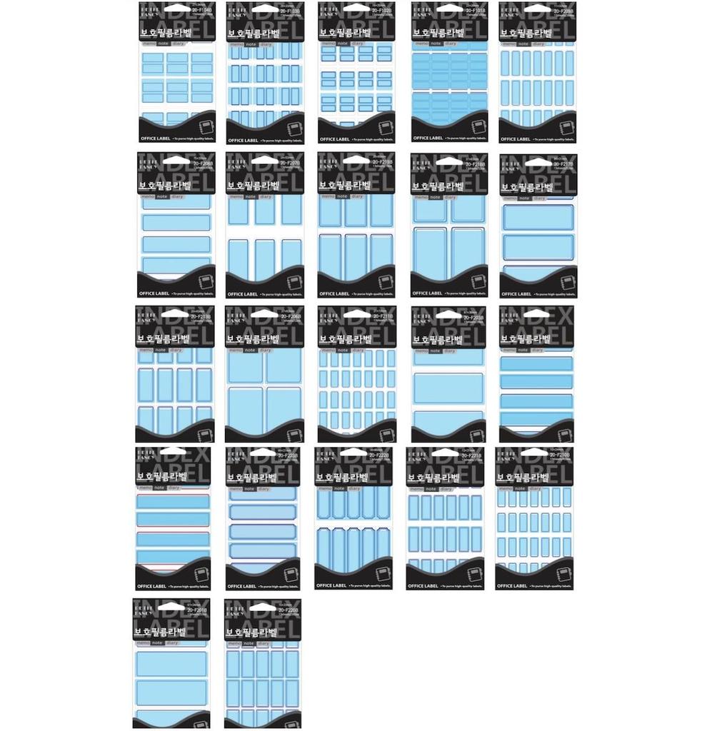 Petit Fancy Защитная пленка Наклейки с индексными этикетками (по 10 шт. каждая) Индексная этикетка / Этикетка категории / Офисная этикетка / Наклейки с метками / Инструменты для маркировки — 42 варианта