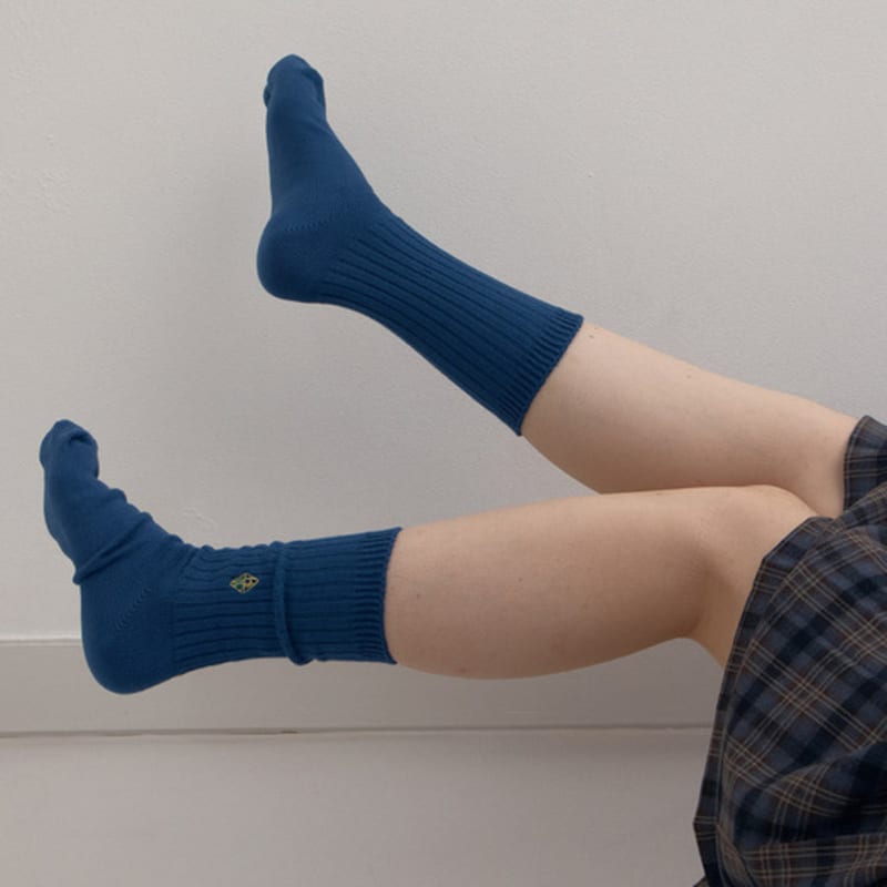 BRENDABRENDEN SEOUL rhombus socks - 4color