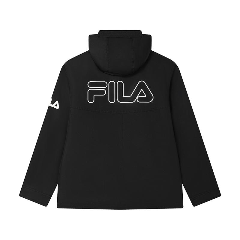 Fila Модная теплая куртка-двойка с капюшоном Мужские куртки Черный F11M519704FBK