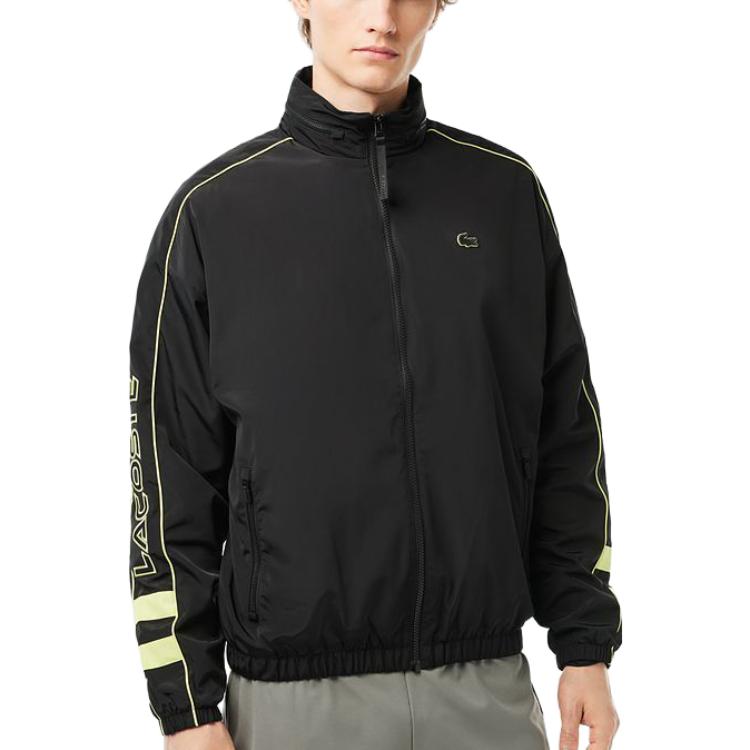 LACOSTE Jackets Men's Black Hooded Moderate Other BH5983-6VT