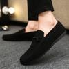 Fashion Male Shoe Solid Color Summer Moccasin Slip-on Men's Casual Shoes Walking 2025 Trend Classic Original Sneakers Legitimate Deals