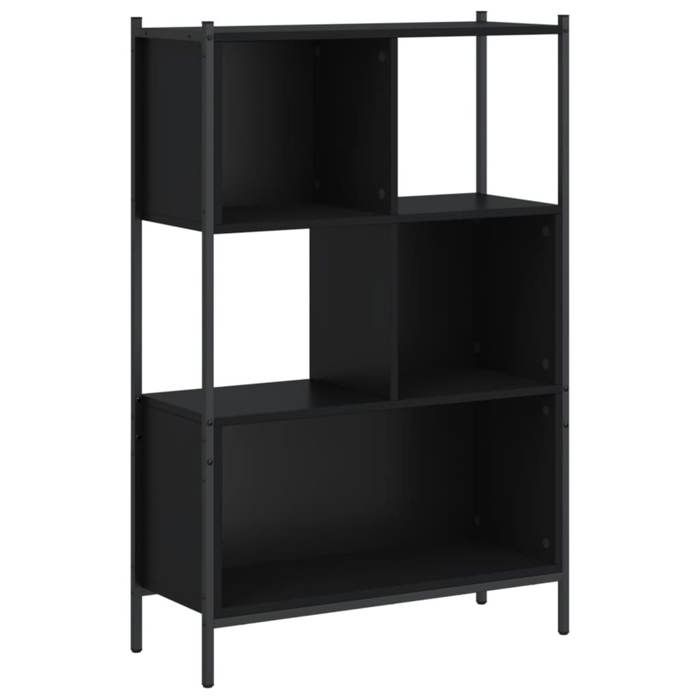VidaXL Bibliothèque noir 72x28x109 cm bois d'ingénierie 838883