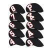 Golf Putter Accessories Golf Iron Headcover Golf Iron Covers Set Golf Head Cover Protector Case
