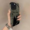Чехол для телефона из кожи ягненка с аниме-девушкой для iPhone 17 Pro Max Air 16 16e 15 14 13 12 11 Pro Max Plus X XS MAX XR Задняя крышка
