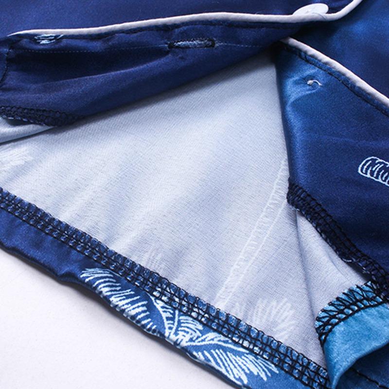 Летний пляжный топ с короткими рукавами и шорты для мальчиков 1–6 лет, костюм с принтом кокосовой пальмы